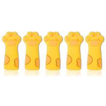 Beschermhoes voor manicure- en pedicuretools, uniek ontwerp, aantrekkelijke en leuke nagelriemknipperhoes, schaarhoes met kattenpootmotief,