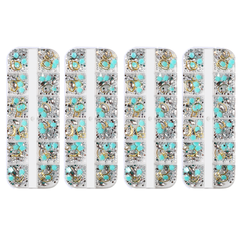 Black Artisanal Delight, Multi-Shaped Rhinestones For Inspired Diy Crafts, Flat- Flatback Glass Gems, Immerse Yourself In Creativity With High-Quality