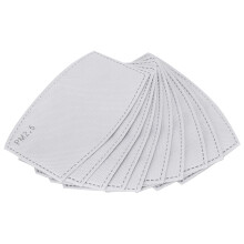 Replaceable Filters Insert With Activated Carbon 5 Layers Protective Non Woven Melt Blown Filter Effective Airborne Contaminants Protection Anti Odor