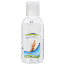 Portable Hand Sanitizer, Fast and Effective Clear Gel Formula with Flip Cap, Gel Texture for Easy Dosage Control and Hand-Free Use in Home or Outdoor