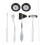 Ιατρικό κιτ Reflex Hammer με τροχό Taylor Head Wartenberg και άλλα, πλήρες διαγνωστικό σετ για 1