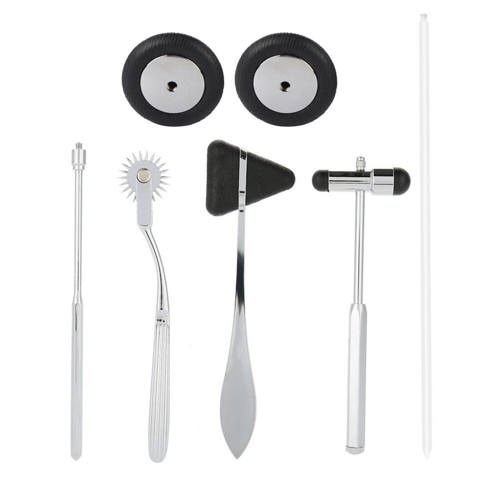 Reflex Hammer Medical Kit With Taylor Head Wartenberg Pinwheel And More, Complete Diagnostic Set For Neurological Testing Featuring 3 In 1 Buck