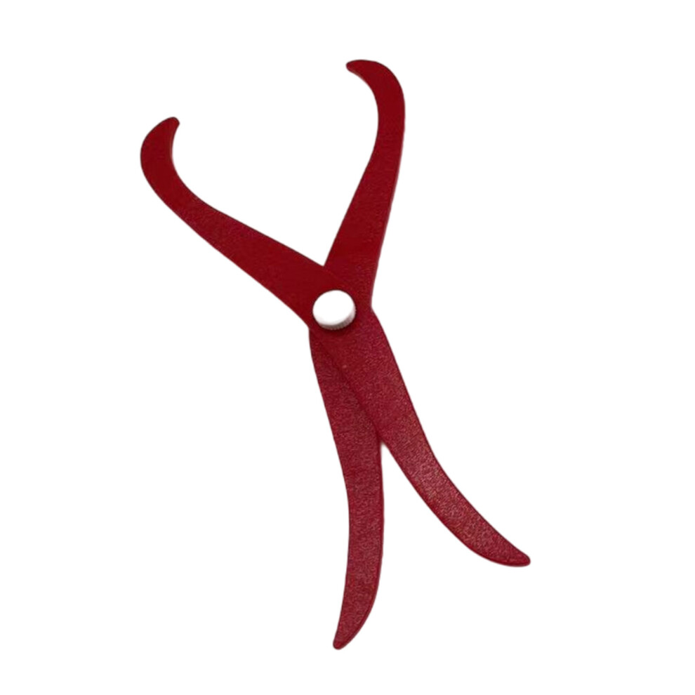 Bent Leg Acrylic Caliper 8Inches Length Clay Pottery-Red 7695000721173