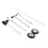 Ιατρικό κιτ Reflex Hammer με τροχό Taylor Head Wartenberg και άλλα, πλήρες διαγνωστικό σετ για 3