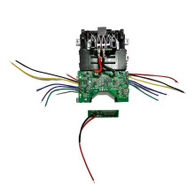 BMS voor 20/60V 18650 54v Flexvolt Lithiumbatterij Plastic Behuizing Omhulsel Printplaat 6A 9A
