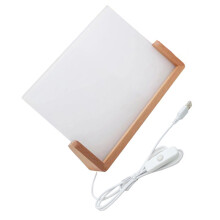 Sublimatie acryl blanco fotolijst met-LED-frame 8 inch 2