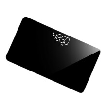Electronic Body Weight Scale Portable Rechargeable Mirror Surface AntiSlip Compact Tempered Glass For Women Travel Home