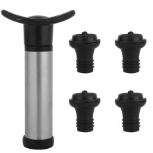 Pompe à vide pour la conservation du vin, scelleuse réutilisable pour bouteilles de vin avec bouchons sous vide. Crée un environnement sous vide