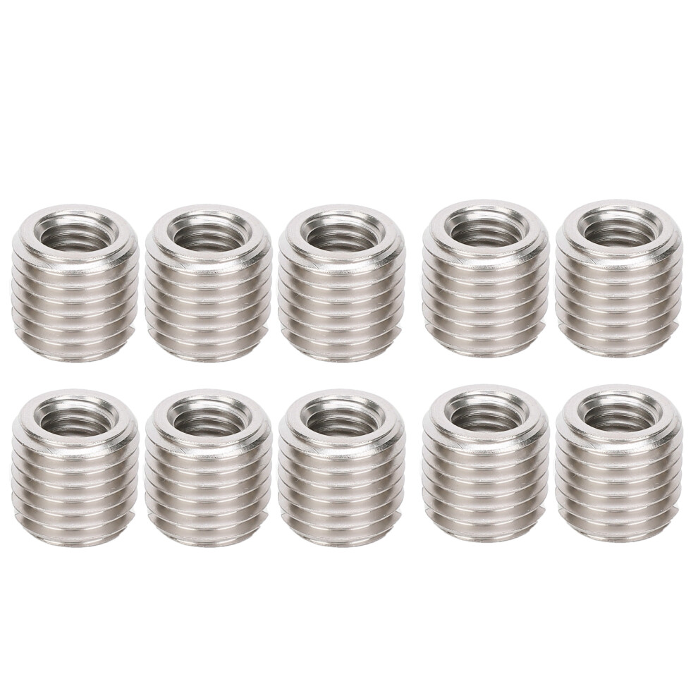 Repairing Insert Nut Thread Repair Kit, Thread Adapters Sleeve Stainless Steel Threaded Insert Male Female Conversion Nut Industrial Fastener Durable 9138057830477