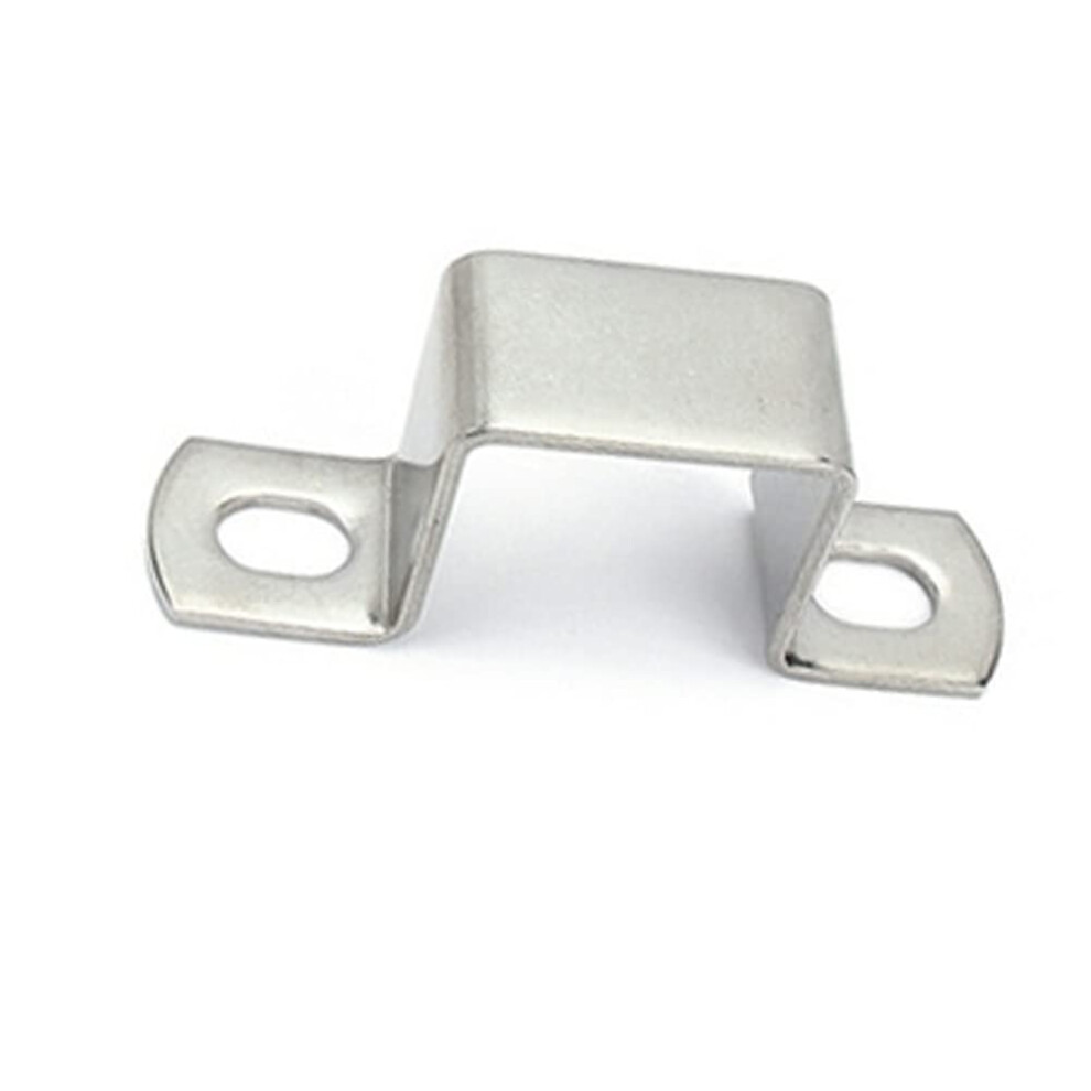 5Pcs 304 Stainless Steel Square Tube Clamp M20 X 10Mm For Fixing Square Tubes 9199774547383