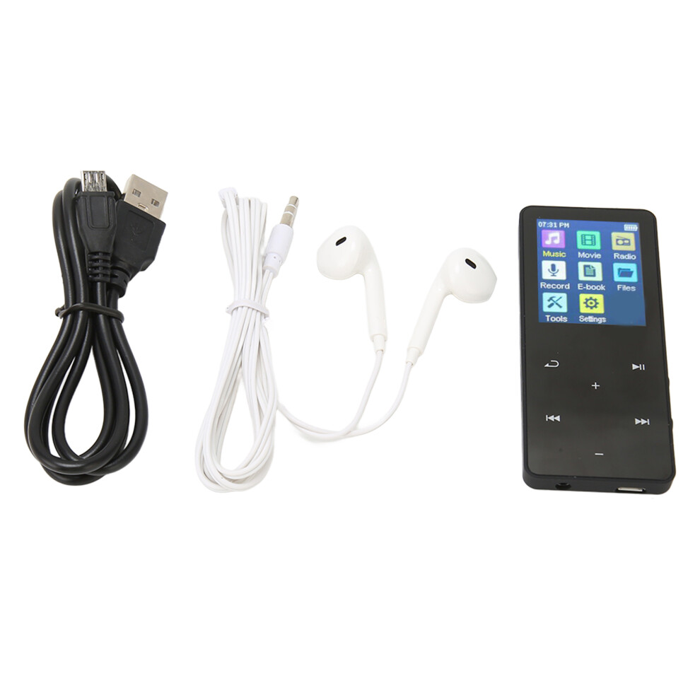1.8 Inch Touchscreen Mp3 Mp4 Player 128Gb Expandable Black 5081379083653