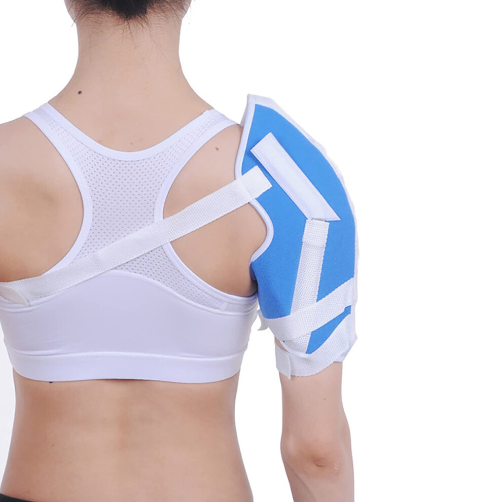 Adjustable Shoulder Brace for Pain Relief with Hot Cold Therapy Pad, Rotator Cuff Support