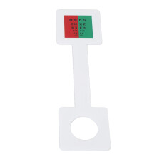Thicken Waterproof Vision Tester Tool for Women & Men, 18cm Plastic
