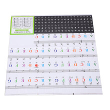 Long-Lasting Piano Key Note Stickers for 37 to 88 Key Instruments
