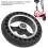 ExplosionProof Electric Scooter Solid Tire 200x50 Rubber Wheel 8 Inch Hub 3