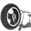 ExplosionProof Electric Scooter Solid Tire 200x50 Rubber Wheel 8 Inch Hub 12