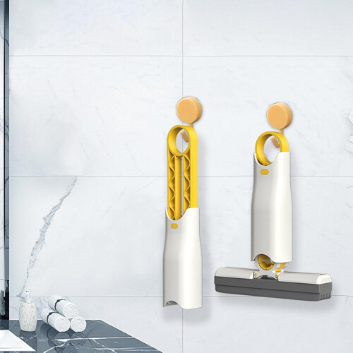 Strong Absorbent Sponge Mop Compact Lightweight Design for MultiSurface Floor and Tile Cleaning 2