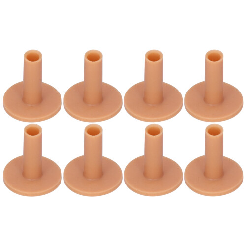 Rubber Golf Tees 8pcs Durable Training Aid Tee Holder for Range Practice