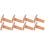 Rubber Golf Tees 8pcs Durable Training Aid Tee Holder for Range Practice 14