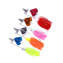 22g Metal Fishing Baits Spinner Hooks Bass Fishing Lure Carp Snakehead Lure Freshwater Spinner
