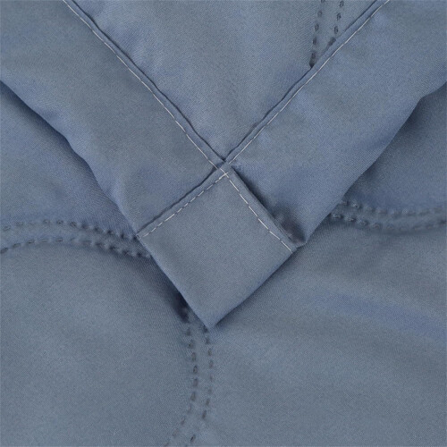 Simple Solid Color Bed Throws Quilted Bedspreads Dark Blue 200x230 cm Cotton Throw All Seasons Patchwork Quilt 2