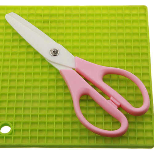 8 Inch Ceramic Kitchen Scissors for Meat and Vegetables, Ergonomic PP Handle, Red 1