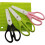 8 Inch Ceramic Kitchen Scissors for Meat and Vegetables, Ergonomic PP Handle, Red 4
