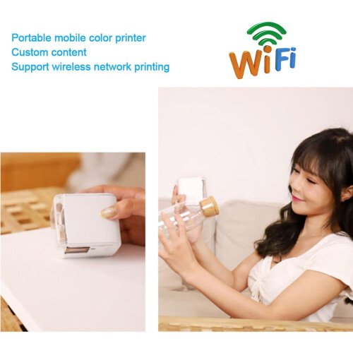 Wireless Portable Printer Mini Handheld Color Inkjet Prints on Any Surface USBC for iOS Android 2