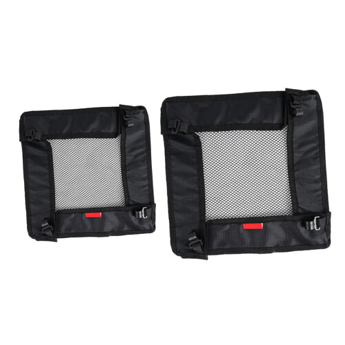 2Pcs Multi Purpose Mesh Storage Bags Durable Outdoor Filter Nets for Camping Table Organization Versatile Storage Pouches Ref: 7025