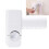 Automatic Toothpaste Squeezer & Bathtub Rack Set, Plastic, 15.1x5.7cm 15