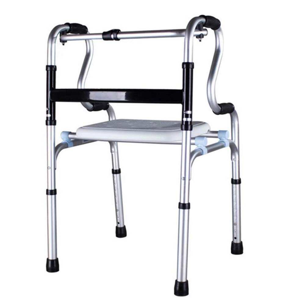 Wheelchair Walker Aluminum Rollator For Elderly NonSlip Walking Frame Lightweight 4Wheel Walker Hospital Grade