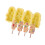 Silicone Popsicles Molds Flower Shape Yellow Ice Cream Popsicle Maker Candy Mold 1