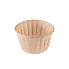 50pcs Temperature Resistant Baking Cups Reusable Cupcake Liners for Muffins Cakes Khaki