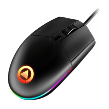 Gaming Mouse Silent Click Ergonomic USB Wired Optical with Breathing LED Light for PC Laptop