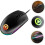 Gaming Mouse Silent Click Ergonomic USB Wired Optical with Breathing LED Light for PC Laptop 4