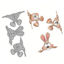 Metal Dies Cuts Easters Rabbits Cutting Dies for Scrapbooking