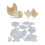 Easters Chicken Die Cuts Stencils for Album Decorations Carbon 1