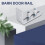 Floor Guide for Bottom Of Sliding Barn Doors Adjustable Wall Mount Stay Roller Guide  Bearings 4