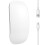 Wireless Magic Mouse Silent Rechargeable Computer Mouse Slim Ergonomic PC Mice for  (White) 1