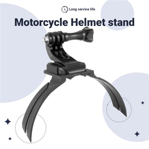 Support de Support de Support de Menton de Casque de Moto pour  Hero 10 9 8 7 Accessoire pour CaméRa D'Action 2