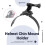 Support de Support de Support de Menton de Casque de Moto pour  Hero 10 9 8 7 Accessoire pour CaméRa D'Action 4