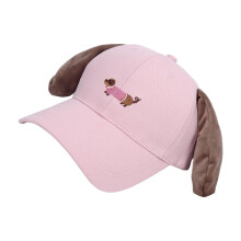 Cartoon Baseball Hat With Squeaky Ear For Girls Embroidered Photo Props