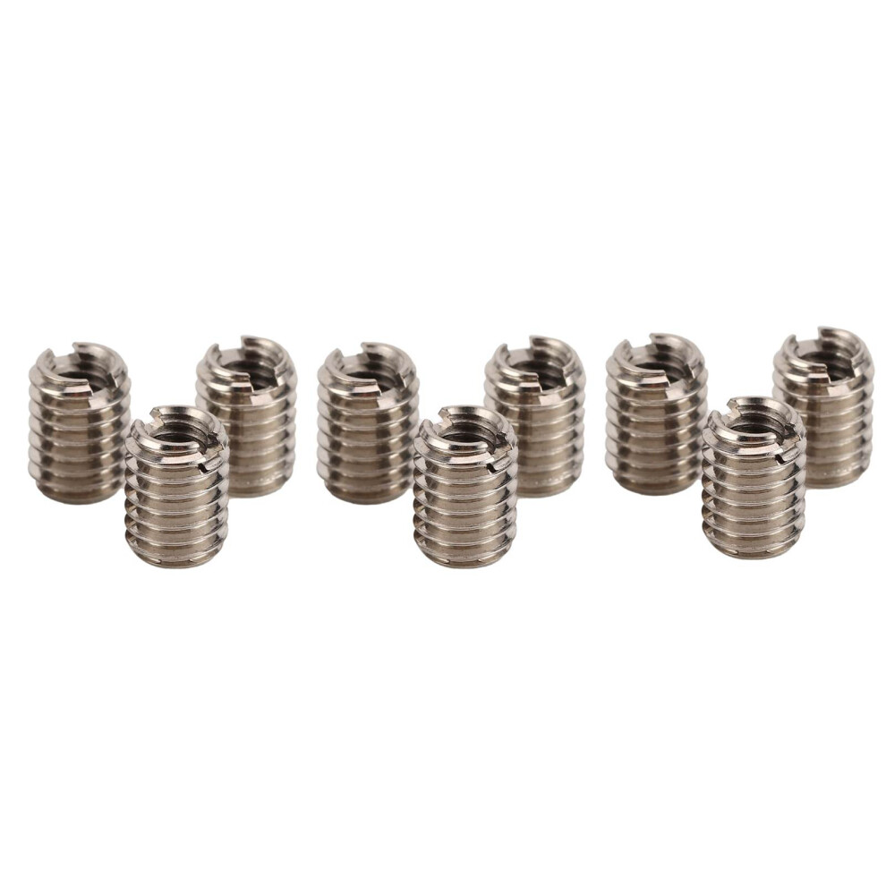 Durable 10Pcs Stainless Steel Thread Inserts M4x0.7 Female & M6x1.0 Male 8Mm 4681379092634