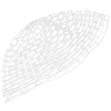 47 Inch Clear Rubber Replacement Net Replacement Bag For Fly Fishing Landing Net Fishing Tackles