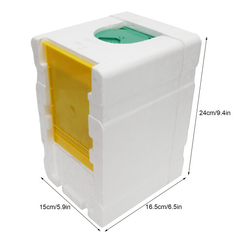 Queen Bee Mating Box Foam Frames for Beekeeping, 24x15x16.5cm 1