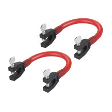 Ski Board Connector Red 2 Pcs Portable Lightweight Snowboard Fixing Tool For Beginners Safety And Stability Training Aid