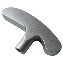Zinc Alloy Golf Practice Putter Silver Double-Sided Left/Right Handed Tool for Training and Skill Improvement