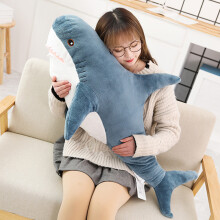 Weicher blauer Hai Plüschtier – 45 cm lustiges Geschenk für das Kinderzimmer