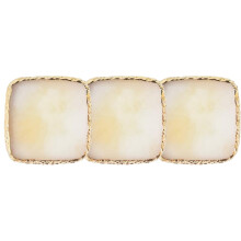 Palette de mélange innovante, porte-ongles en résine à bord doré offrant une facilité d'utilisation inégalée, texture lisse assurant un