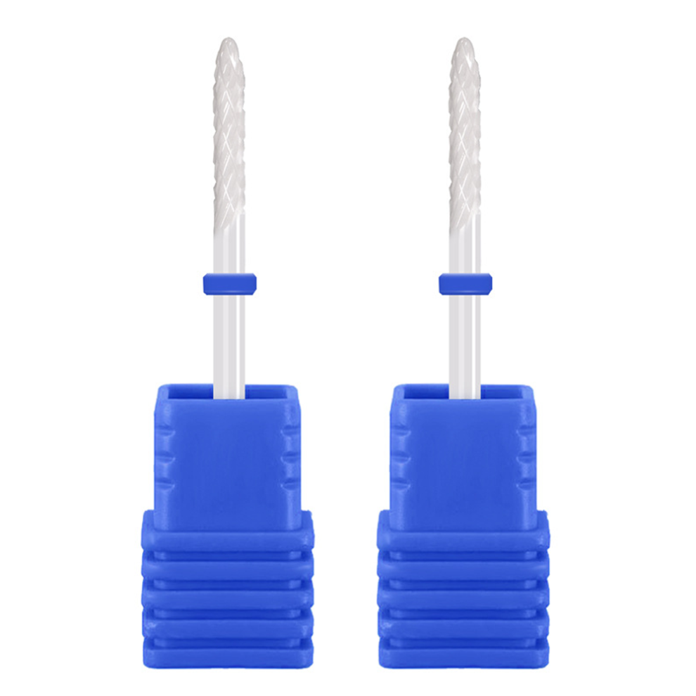 Hard Ceramic Material Drill Bit For Unmatched Manicure Pedicure Results, Corn Head Shape For Precise Nail Work, Excellent Heat Dissipation Ensures Sa